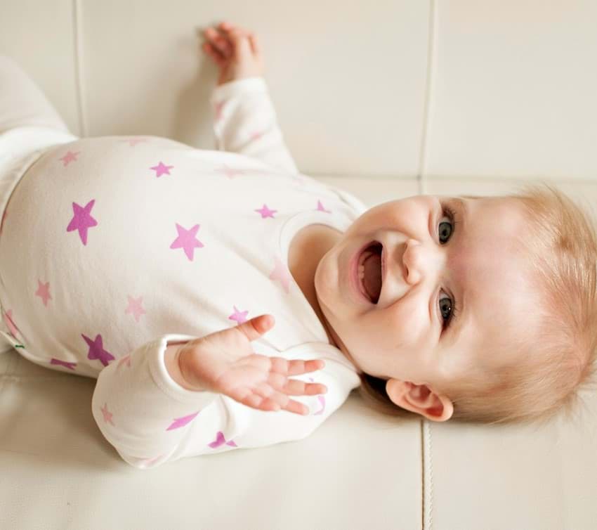 Pink Star Kız Bebek Uzun Kol Body resmi