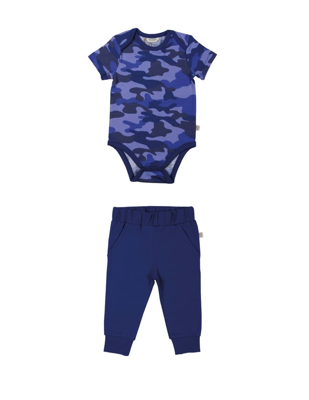 Navy Erkek Bebek Body Pantolon Seti 2li resmi