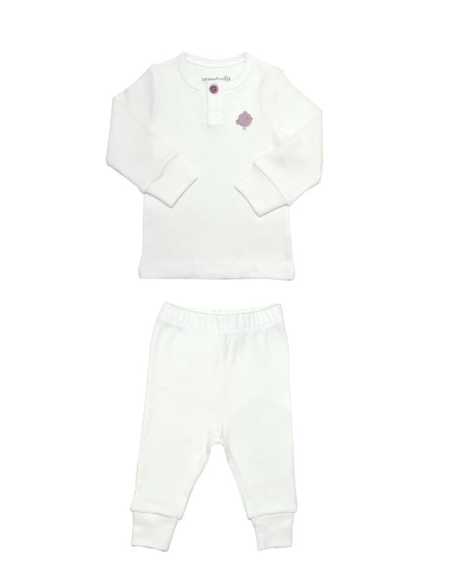 Cosy Bebek Beyaz Pijama Takımı resmi