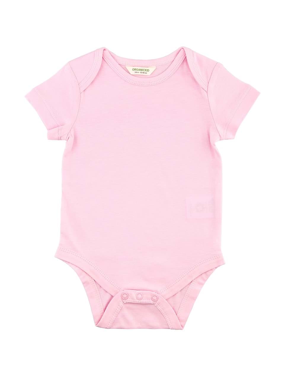 Pink Star Kız Bebek Body Kısa Kol resmi