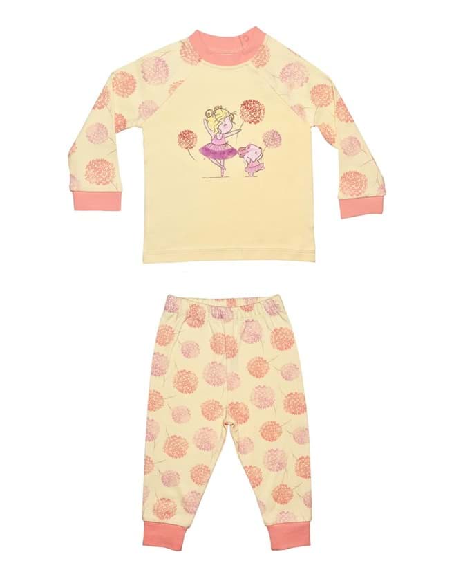 Pink Bloom Kız Bebek Pijama Takımı resmi